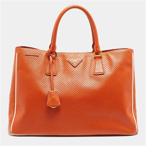 prada perforated saffiano tote|prada saffiano tote price.